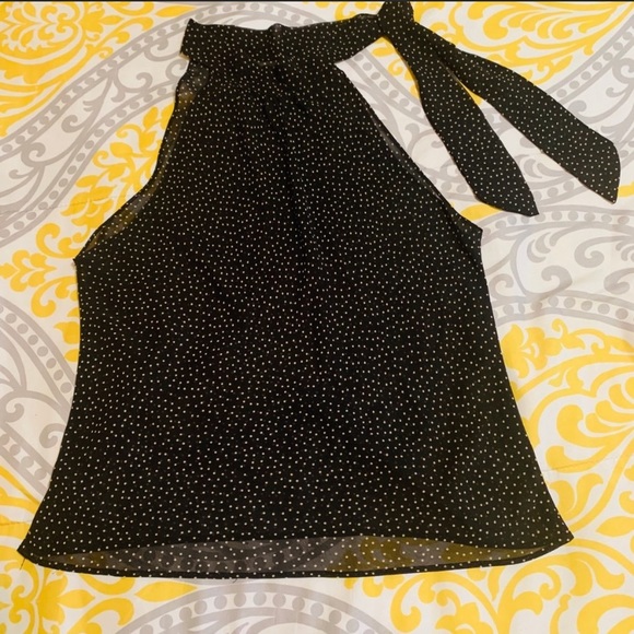 Polka Dot Blouse Black - Picture 2 of 4